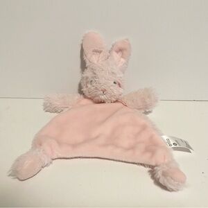 Anko Soft Pink Bunny Baby Lovey Plush Comforter Security Blanket Toy
